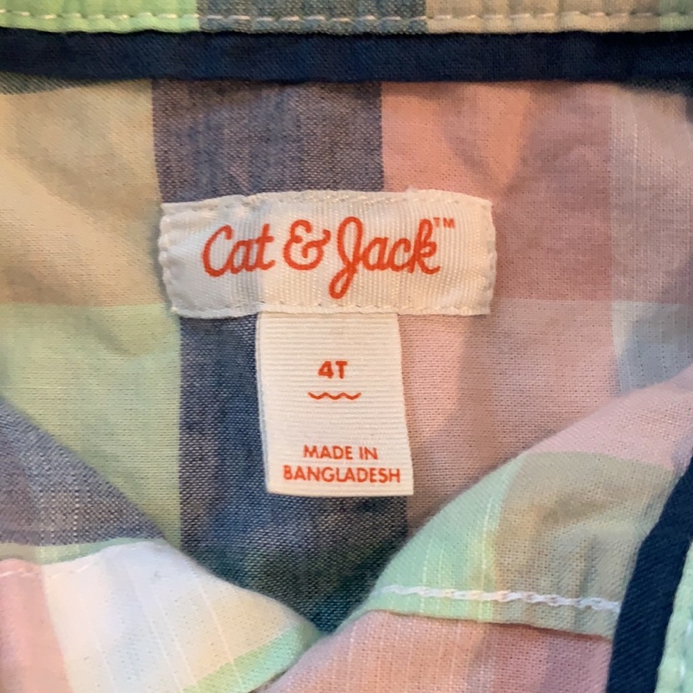 Cat and Jack Spring button down - Picture 2 of 4